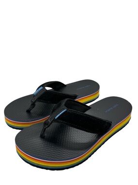 Tory Burch 70s Platform Flip Flops Sandals in Black Size 7